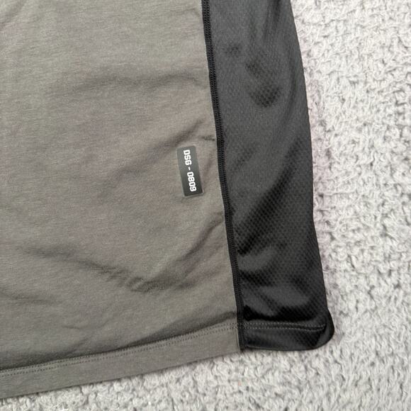 ASRV Tank Top Mens Large Gray Black Athletic Supima Blend Training Gym DSG-0809 - Picture 3 of 10